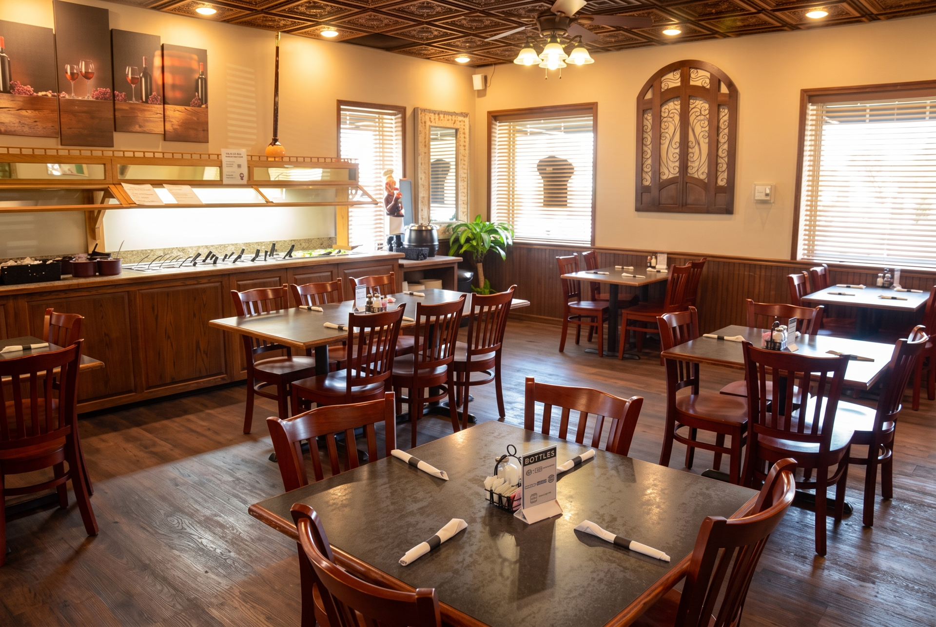 Our private dining room