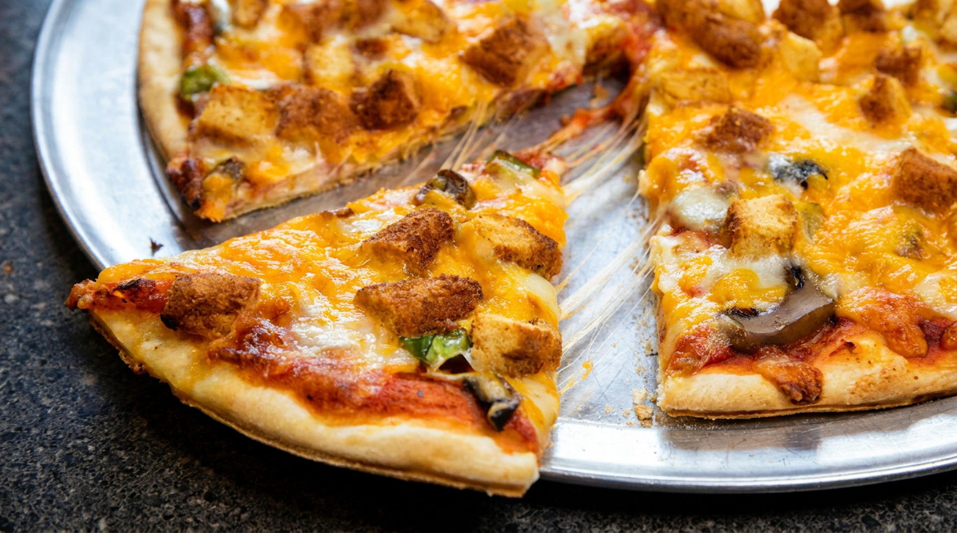 Handcrafted pizzas, made to order