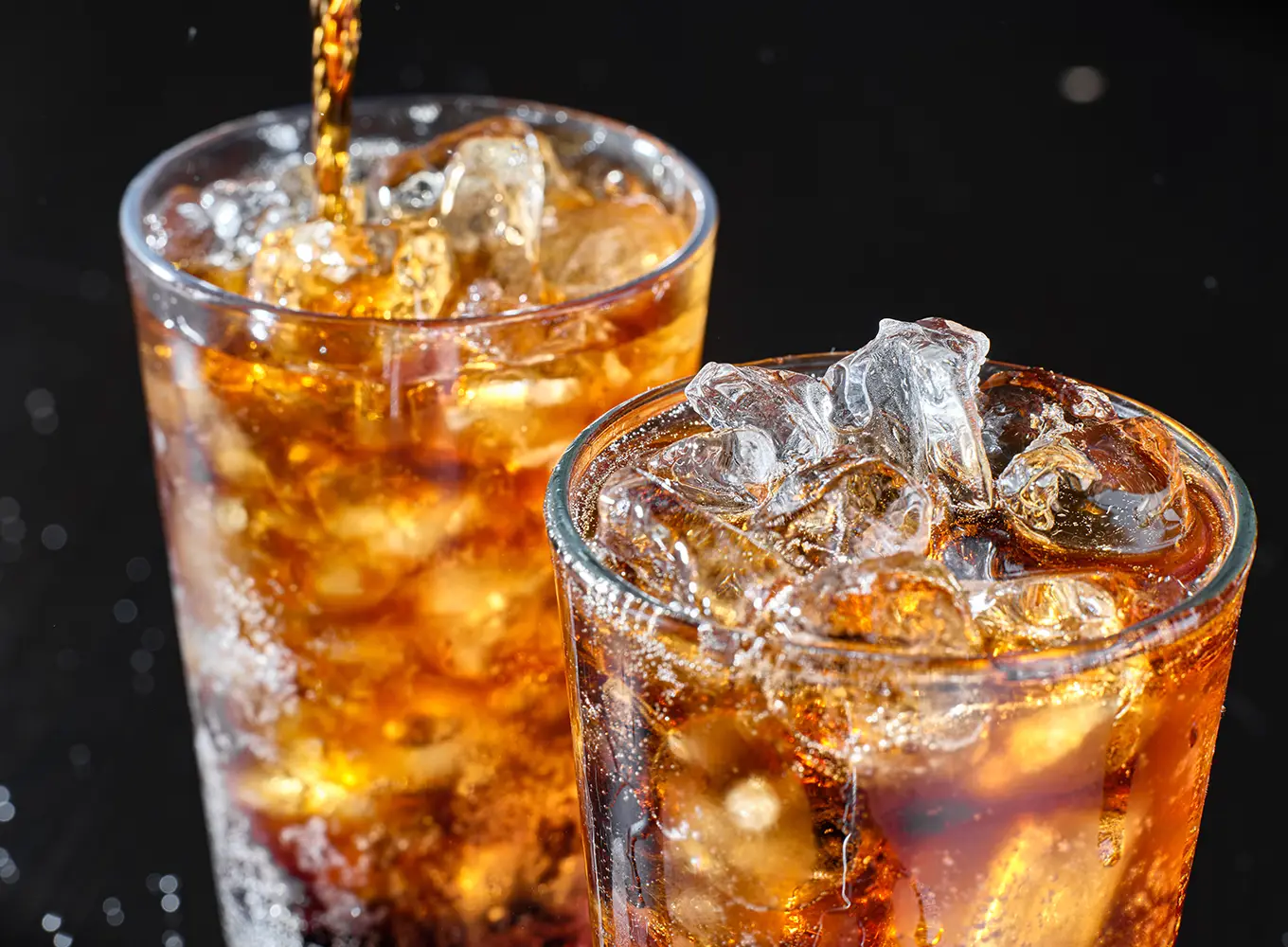 beverages at Cavataio's restaurant and pizzeria in Staunton IL